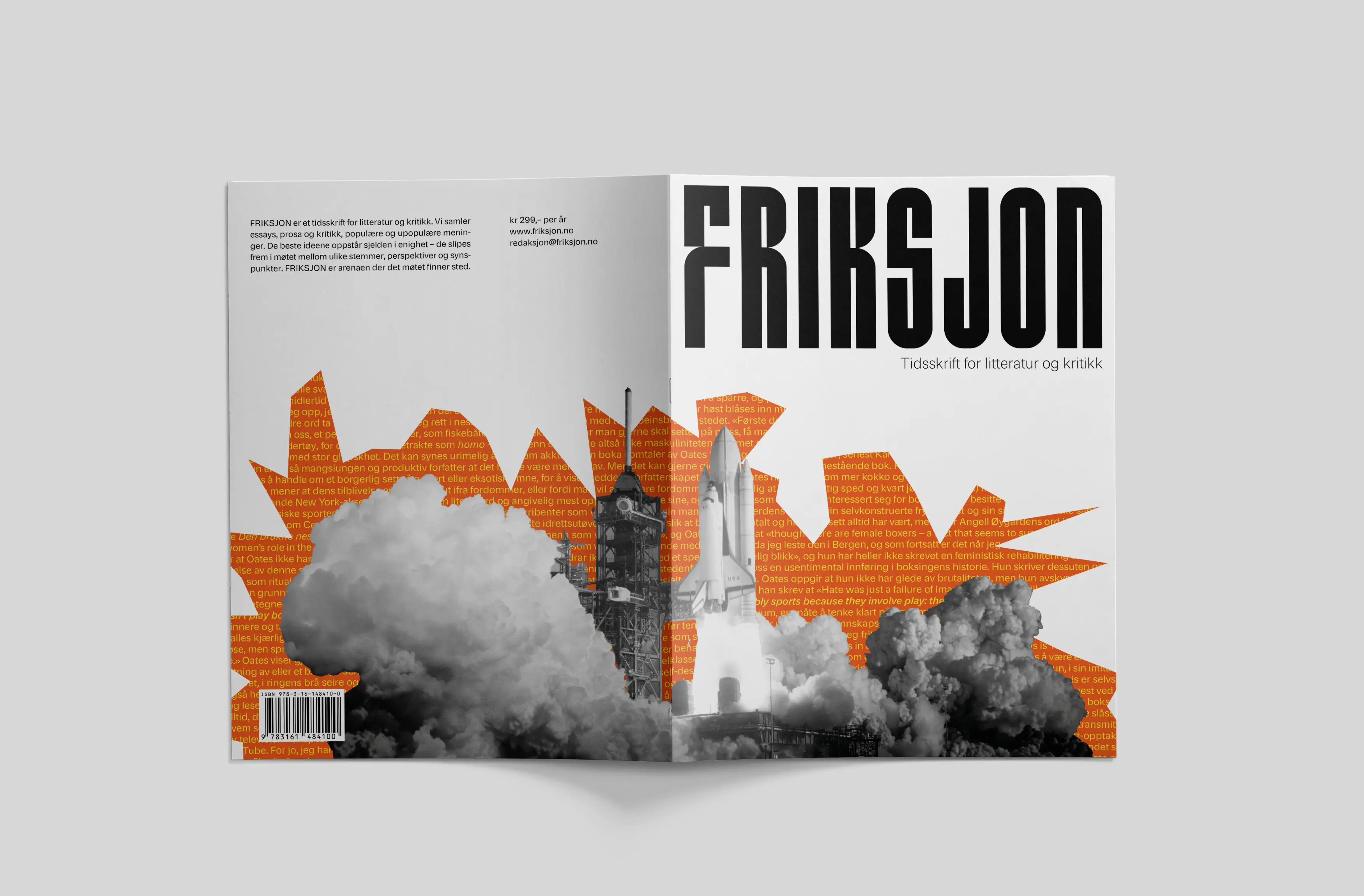 FRIKSJON omslagsdesign, tredje omslags-variant